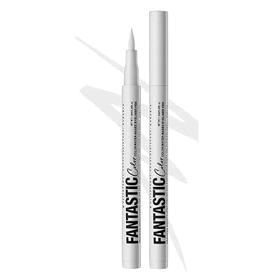 White Liquid Eyeliner Waterproof White Eyeliner Pencil Smudgeproof Long Wear Hypoallergenic white Waterline eyeliner 01#