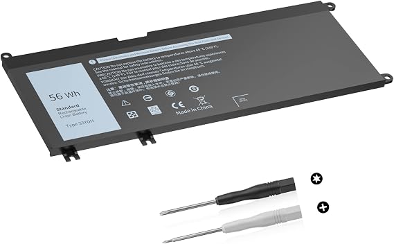 56Wh 33YDH Battery for Dell Inspiron 17 7000 7778 7779 7773 7786 inspiron 15 7577 7586 Latitude 3380 3480 3490 3580 3588 3590 Dell G3 3579 G7 7588 G5 5587, 99NF2 33YDH PVHT1 Battery