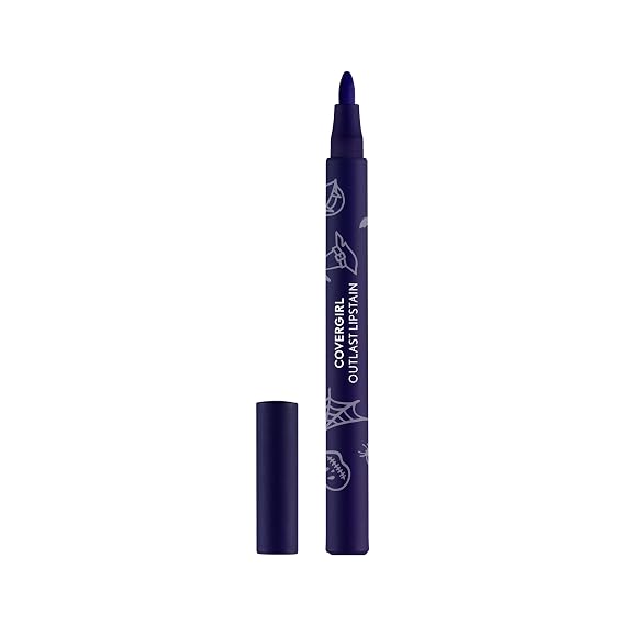 Covergirl Outlast Lipstain, 94 Spider's Web, Smooth Application, Precise Pen-Like Tip, Transfer-Proof, Satin Stained Finish, Vegan Formula, 0.06oz