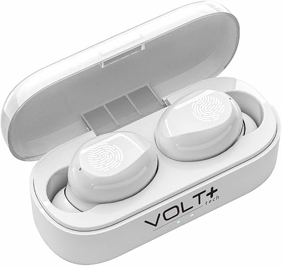 Wireless V5.3 Bluetooth Earbuds Compatible with Xiaomi Xiaomi Redmi Note 11 Updated Micro Thin Case Quad Mic 8D Bass IPX7 Waterproof/Sweatproof