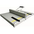 450mm Manual Paper Creasing Machine Paper Scoring Creasing Machine Paper Folding Machine with Positioning Ruler, Heavy Duty Paper Folding for Greeting Cards Booklets Photo Paper