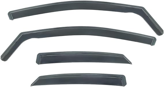 PC Black Window Visors for 2022-2026 Lexus NX250 NX350 NX350h NX450h+