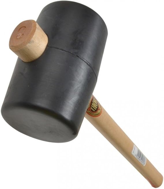 Thor 957 Black Rubber Mallet 3.1/2in
