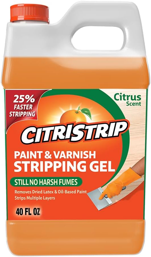 Citristrip Stripping Gel, Citrus Stripper Paint Remover, 40 oz