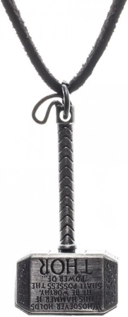 Marvel Necklace Thor Hammer New Toys Licensed fj2eh6mvl