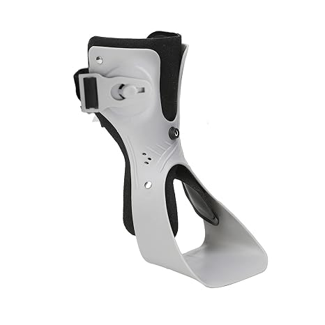 Ankle Orthosis Splint Support Adjustable AFO Drop Foot Brace with Inflatable Airbag Lining Corrector for Hemiplegia Stroke Shoes Walking, Improved Walking Gait,A2 Left,L,A2 Right-XL