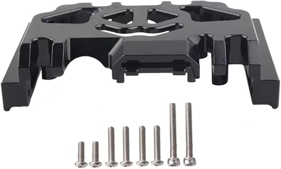 RC Car Parts Compatible With Trx4 1/10 RC Car Upgrade Modification Replacement Spare Part Accessories Gear Box(Black)
