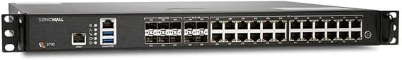 SonicWall NSa3700 SecureUpgradePlus | 3YR Advanced Edition | NSa3700 Gen7 Firewall with 3 Year Advanced Protection Service Suite | Enterprise Unit with Threat Protection (02-SSC-8205)