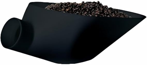 rattleware Kilo Bean Scale Scoop, Black, 1 Kilo / 2.2 lb | Retail coffee bagging