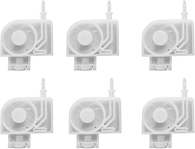 AMOILS 6pcs Printer Ink Damper for Epson, Compatible with 4880c 9800 7880c 7800 4800, Dx5 XP600 TX800 4720 186000 158000 160010 187000