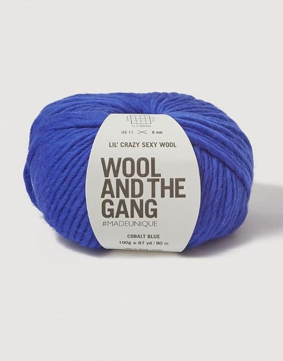 Wool and the Gang Lil Crazy Sexy Wool Cobalt Blue