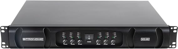 Pronomic MC6-400 Power Amplifier 6x 600 Watt 5dB) THD 20 Hz - 20 kHz for 1 W: 0
