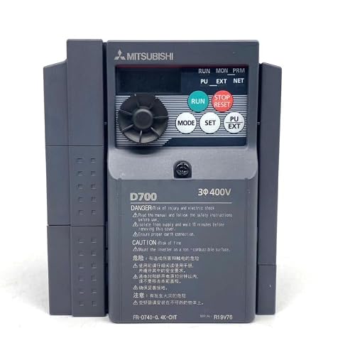 FR-D740-0.4K-CHT AC Motor Drive, Variable Frequency Drive, VFD, Converter, Three-Phase 380 to 480V 50Hz60Hz, Output Rated Current 1.2A, Applicable Motor Capacity 0.4KW