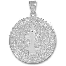 Medal of Saint Benedict 14K Gold Coin Pendant