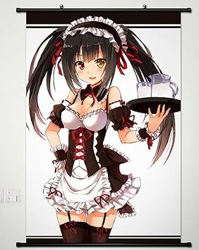 Wall Scroll Poster Fabric Painting for Anime Tokisaki Kurumi 099 L