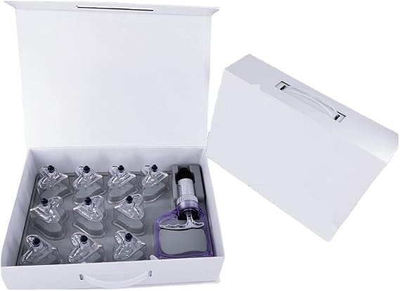 Hand-held Vacuum Cupping Set Heart-Shaped Household Negative Pressure Suction Cupping (10-Piece Suit)