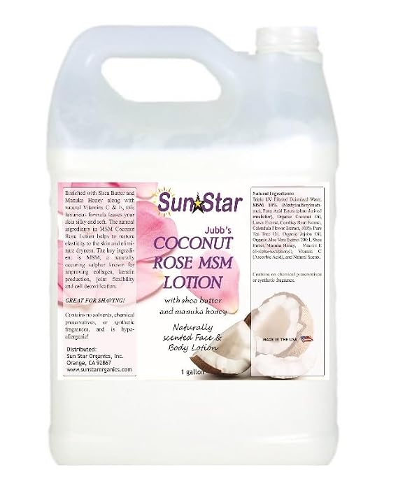 MSM Lotion - Coconut Rose, 1 Gal