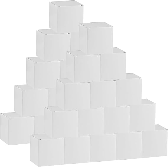 30 Pcs Small White Gift Boxes with Lids