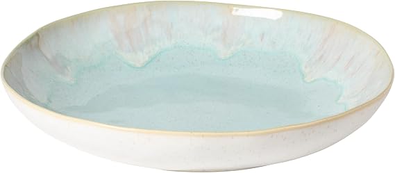 Casafina Ceramic Stoneware 15'' Pasta Serving Bowl - Eivissa Collection, Sea Blue | Microwave & Dishwasher Safe Dinnerware | Food Safe Glazing | Restaurant Quality Tableware