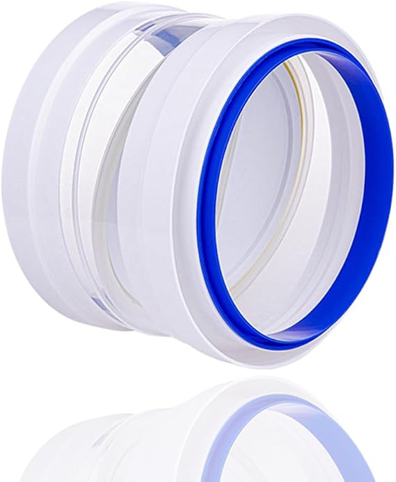 6 Inch 7 Inch Draft Blocker Backdraft Damper Duct Draft Stopper One-Way Airflow Ducting Insert Backflow Preventer Inline Fan Vent Deflector for Flexible Hose
