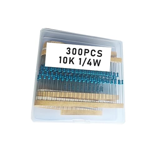 10k 14W, 10k 14W, 10k ohm, 10k 14W, 10kresistor, 10k ohm resistor, 10k ohm Metal resistor, 10k Metal Film resistors 14w0.25w 1% tolerance 0.01 MF Metal Film Fixed Resistor 300 pcs