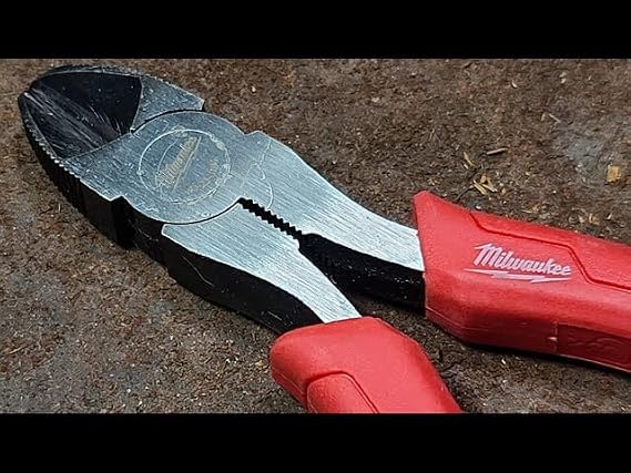 Gerrit for Milwaukee Tool 48-22-6106 6 In Diagonal Cutting Plier Flush Cut Uninsulated, Red