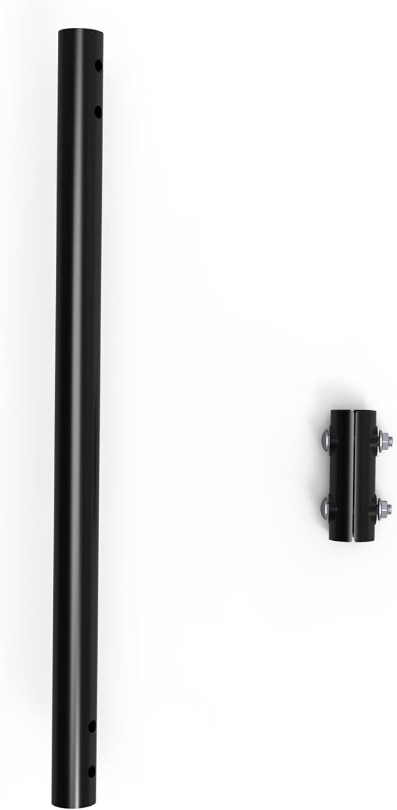 PBD 16.75" Extension Pole for PBD 1" J-Pole Antenna Mounts, Black