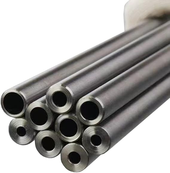 Seamless Steel Pipe, 1PCS 16mm Seamless Steel Pipe Hydraulic Alloy Precision Steel Tubes Explosion-Proof TubeInside and Outside Mirror Chamfering 42crmo(OD16mm-200mm-long,ID-7mm)