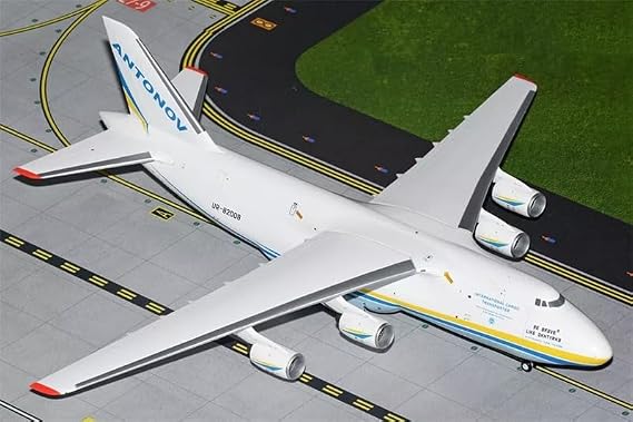 ACE HOBBY for GeminiJets for ANTONOV Airlines International Cargo Transporter for ANTONOV 124 RUSLAN UR-82008 1:200 Aircraft Pre-Built Model