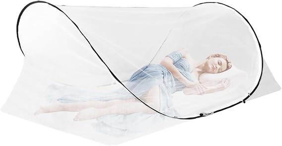 Mosquito Net Pop Up Travel 200 x 100 x 70 cm Adjustable Foldable Mosquito Net