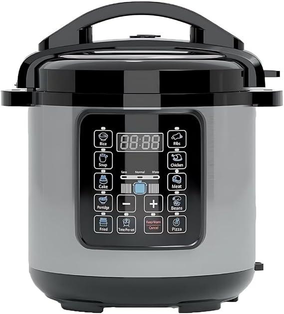 10 In 1 Electric Pressure Cooker, 8 Quart Stainless Steel Multi-Function Electric Cooker, Slow Cooker With 24-Hour Reservation Function, Suitable For Meat, Cake, Congee, Rice, etc