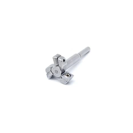 Manpa Mini Carving Bits DCS Square Head, 1/8" Shank, 3 Sharp 13/64 (5mm) Cutting Heads Precision Woodturning, Wood Carving, Sculpting & Miniature Woodworking Rotary Tool Bits