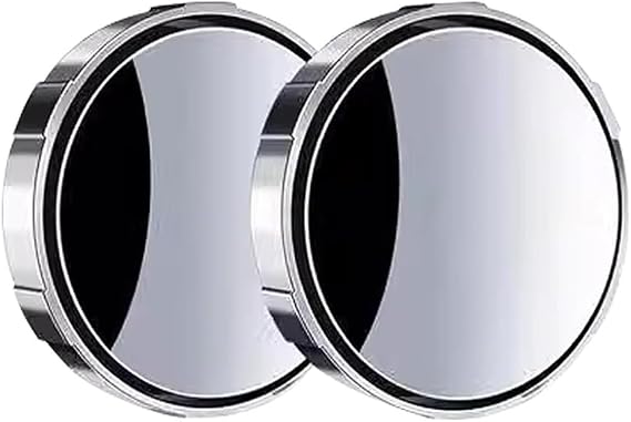 2PCS Car Blind Spot Mirrors for Jetour Dashing 2022 -, Side Blindspot Mirrors Wide Angle Mirrors Convex Rear View Mirror Exterior Accessories,Silver