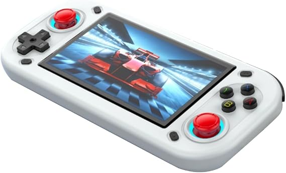 R43S Retro Handheld Video Game Console 4.3Inch Screen -Compatible Portable Pocket Video Player 64GB Games C