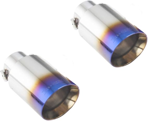 XFORCE ES-VWGTI-BLUETIP 4" Angle Cut Blue Tip Option for 2009-2014 Volkswagen Golf GTI Mk6/7 | For use with XFORCE Exhaust System Only, Will NOT Fit OEM Systems