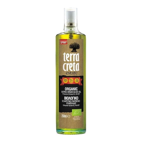 Terra Creta - Estate Organic Extra Virgin Olive Oil 250ml 1 calolie per spray