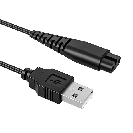 Charger Cable for Hatteker RFC, Shaver Charger Cable 1.5M USB Charger Cable Compatible with Hatteker RFC-588 RFC-598 RFC-690 RFC-692 RFC-696 RSCX-9598 RSCX-7568