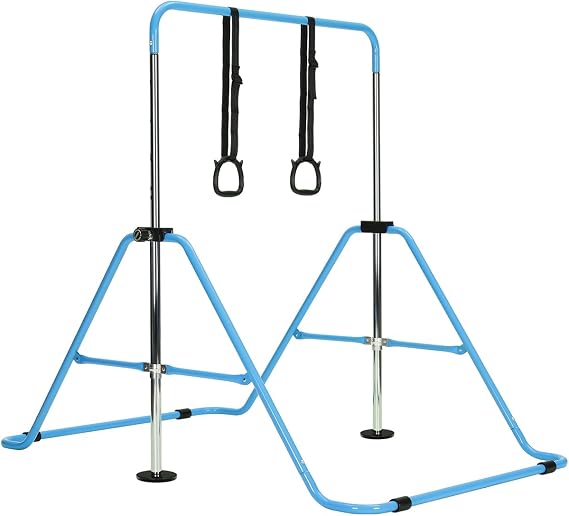 Gymnastics Bar,Adjustable Horizontal Bar Gymnastics Training Kip Bar Gymnastics Equipment for Home Indoor outdoor
