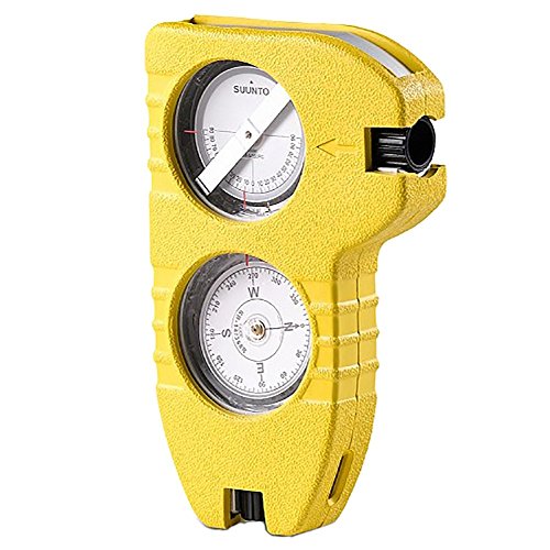 Protective Rubber Cover for Suunto Tandem CompassClinometer High-Visibility Yellow Durable Field Protection Accessory Fits Suunto Tandem360PC360R ClinoCompass