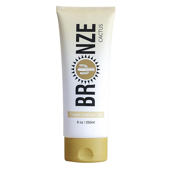 Self Tanner Tanning Lotion - Dark Tinted Gradual Sunless Tanner - Quick Tan Color & Hydrating Glow - Hydrating Formula with Hyaluronic Acid & Kakadu Plum - Buildable Color & Radiant Skin