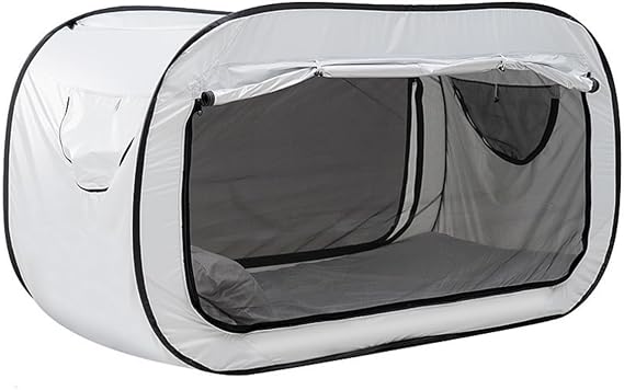 Bed Tent, Indoor and Outdoor, Single Person Tent, Shelter, Privacy Pop Up, Light Shield, Stand Up In Seconds, Breathable, Multi-functional, Pollen