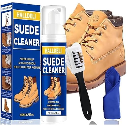 Suede Shoe Cleaner, Sneaker Cleaning Kit with Brush for White Shoes, Suede, Nubuck, Knit, Boots, Trainer, Leather