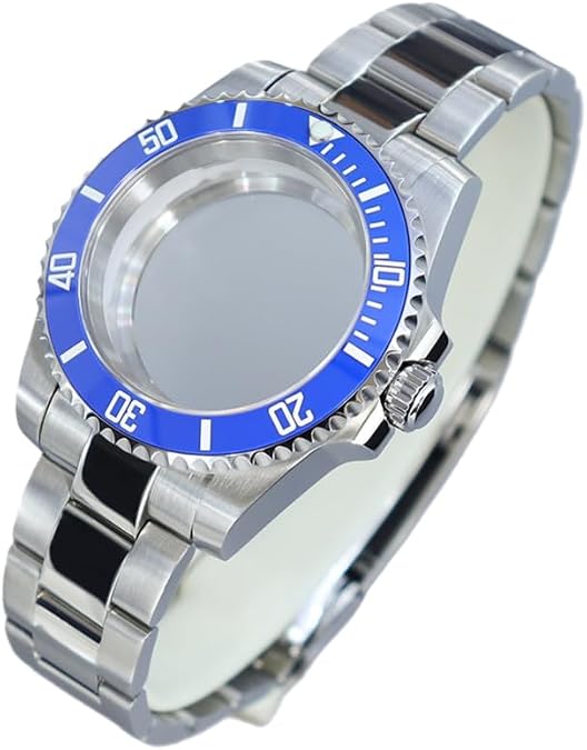 40MM SUB Stainless Steel Watch Case 200m Waterproof Sapphire Crysta for Seiko NH34/NH35/NH36/38 Movement