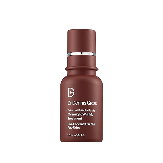 Dr Dennis Gross Advanced Retinol and Ferulic Overnight Wrinkle Treatment, White, 1 oz/ 30 mL