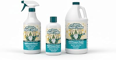 Multi-Purpose Cleaner All Purpose Enzyme Based Cleaner & Natural Disinfectant Spray Non-Toxic, Chemical-Free, Scent Free, Child & Pet Safe House Cleaner For People With Chemical Sensitivities