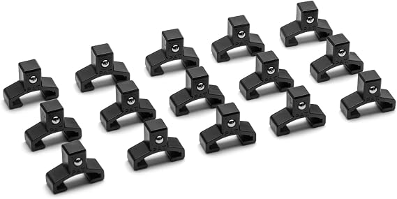 Capri Tools 3/8 in. Drive Socket Holder Clip for Socket Rails, 15-Pack
