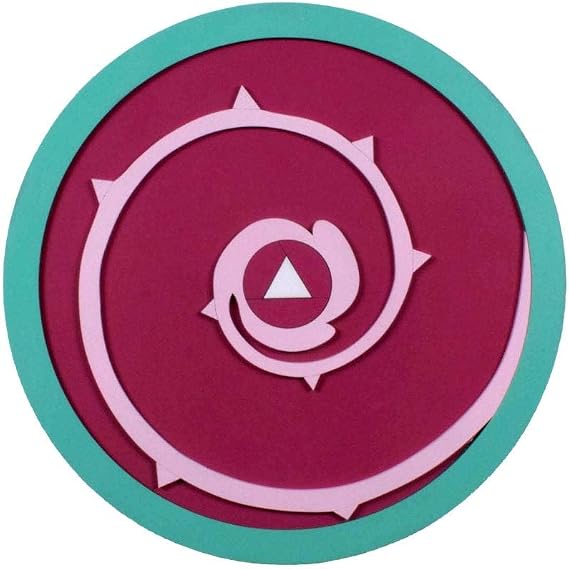 Rose Quartz Shield | 17" Wooden Shield | Handmade Cosplay Accessory | Costume Prop | Made in USA