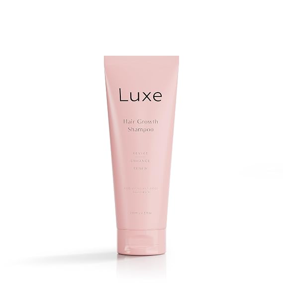 Luxe Cosmetics Hair Growth Shampoo Plant-Based Anti-Hair Loss Formula for Thicker, Fuller Hair Best Shampoo for Hair Regrowth and Thinning Hair Safe for Men and Women 8 oz
