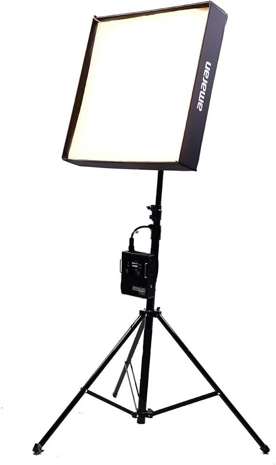 Amaran F22c 2x2' 200W RGBWW Flexible LED Mat Fixture, Gold-Mount | Stepless dimming from 0 to 100 percent