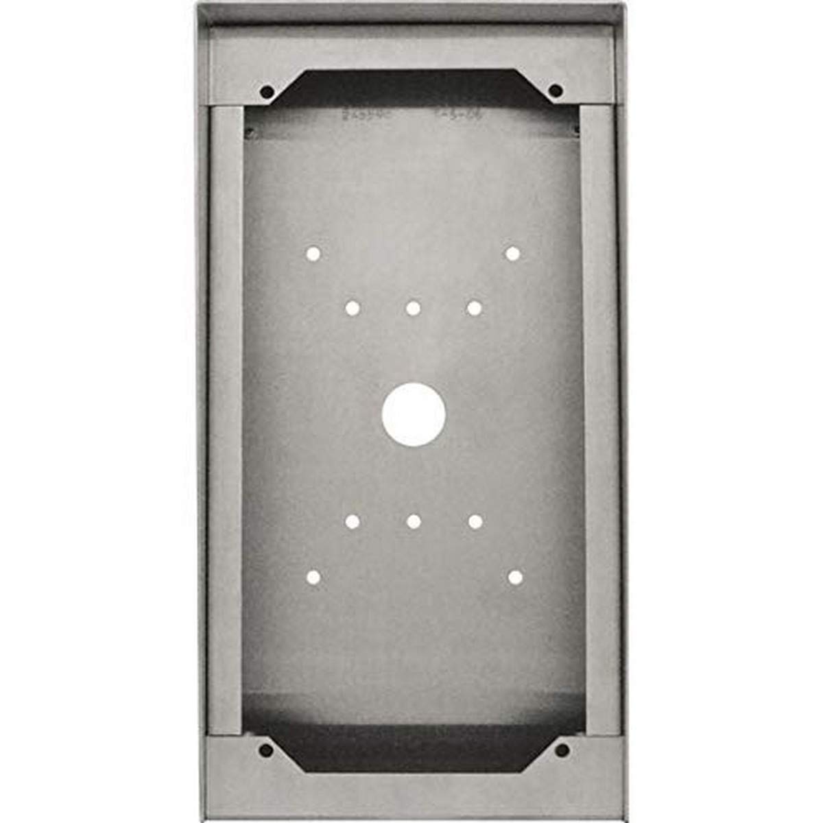 Aiphone Corporation SBX-DVF-P Surface Mount Box for AX-DVF-P, JF-DVF-HID, JF-DVF-HID-I, or JK-DVF-HID, 18 AWG Stainless Steel